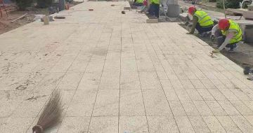 张掖黄金麻荔枝面地铺案例