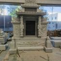 张掖 芝麻灰高档墓碑、土墓，一套也支持定做