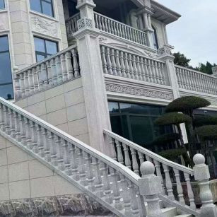 张掖 芝麻白别墅，栏杆