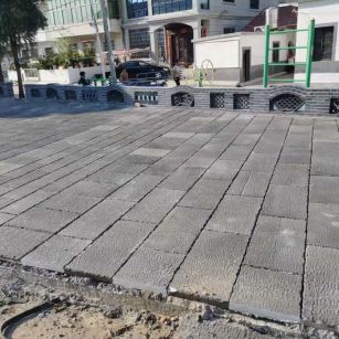 张掖仿古石铺装效果