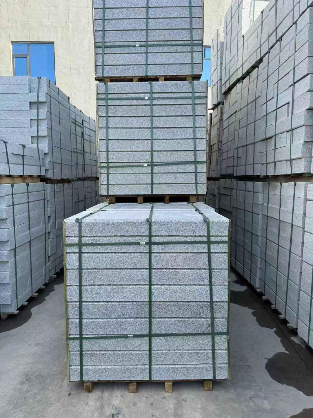 张掖 公园台阶石