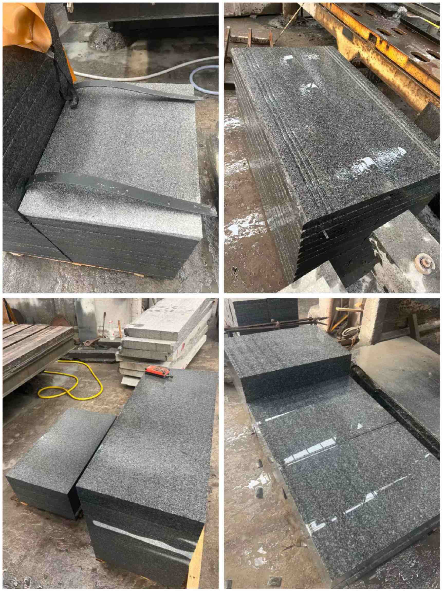 张掖 芝麻黑地铺石材