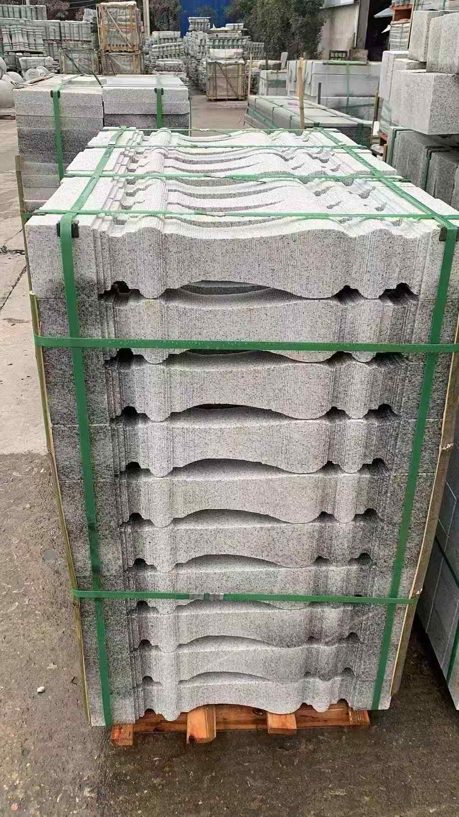 张掖 芝麻白方形拉丝面，栏杆花瓶柱