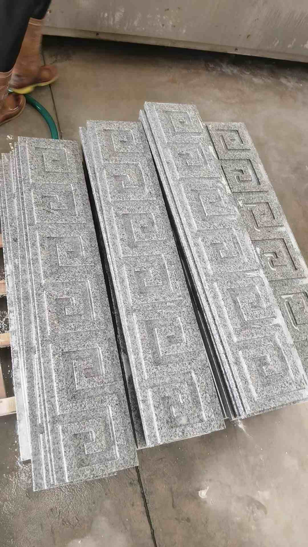 张掖 别墅回纹线条，雕刻