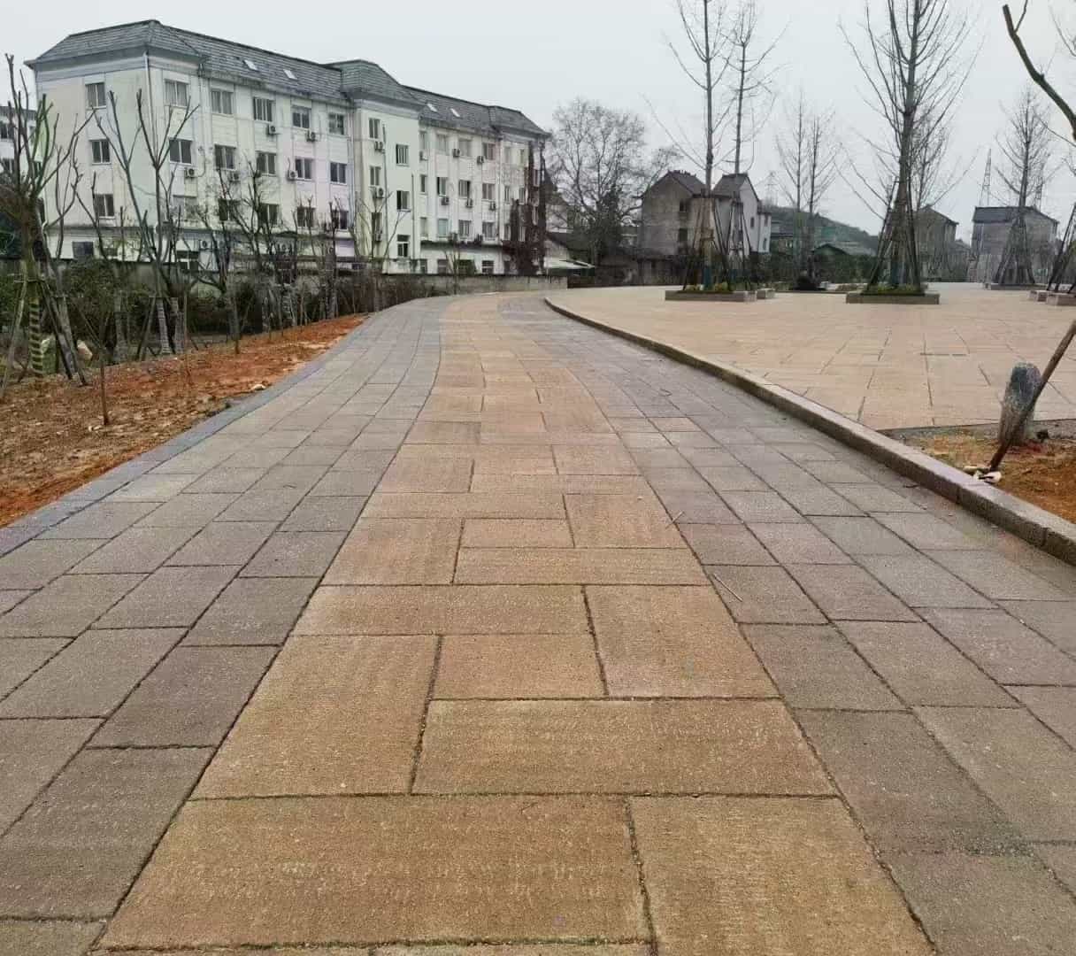 张掖仿古石铺装效果