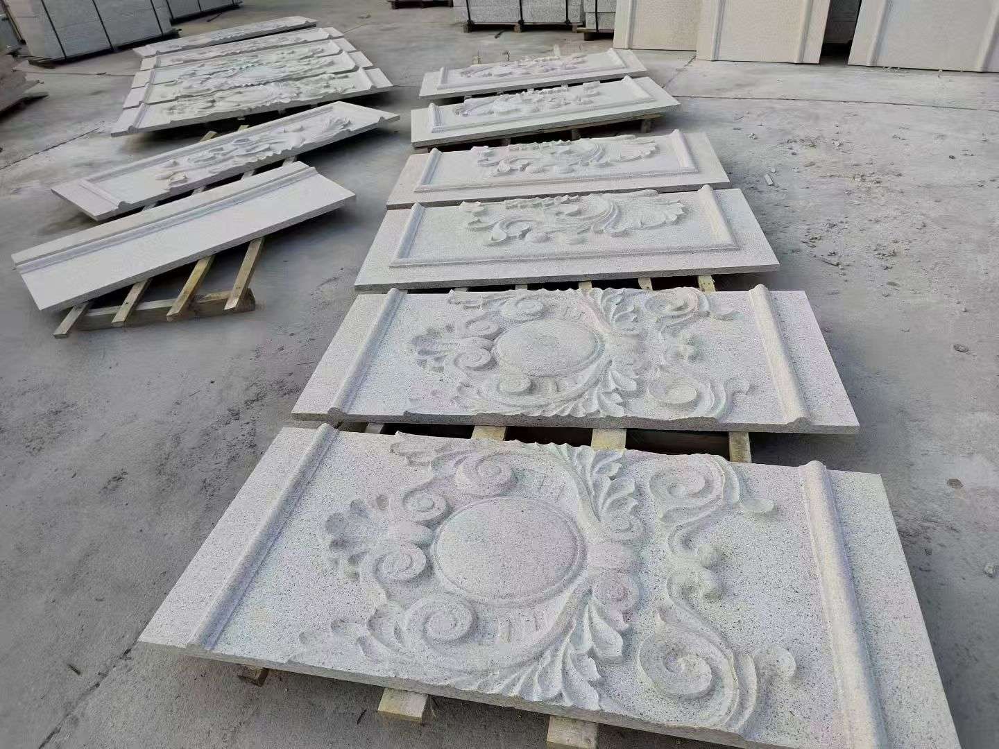 张掖 芝麻白干挂雕花板