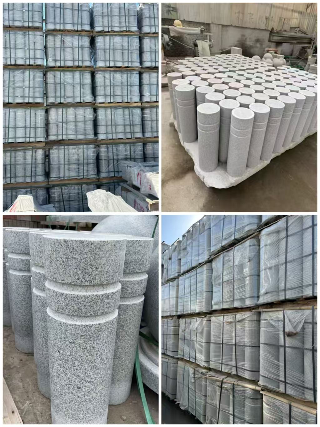 张掖 芝麻白花岗岩挡车柱、隔离柱多少钱