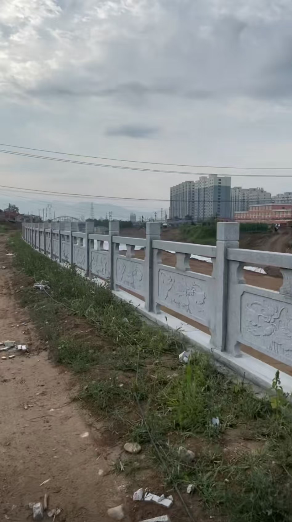 张掖 石材河道栏杆